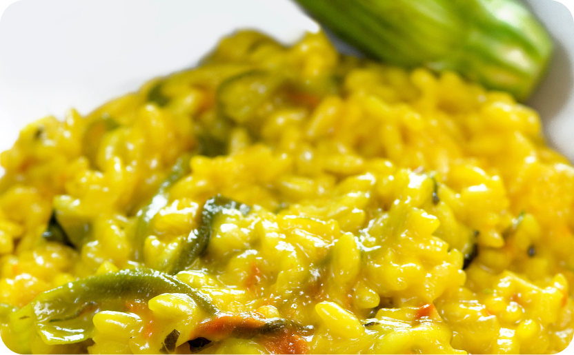 Immagine ricetta Risotto con zucchine e zafferano