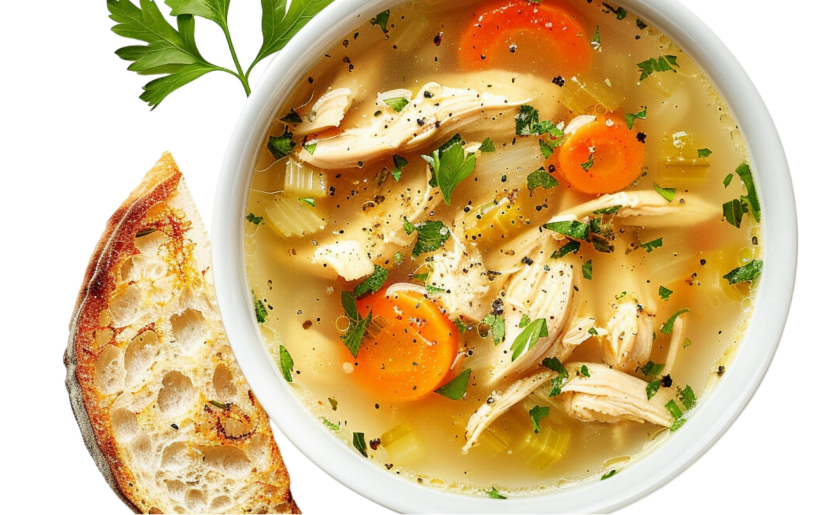 Immagine ricetta Zuppa thai con pollo, carote e zenzero